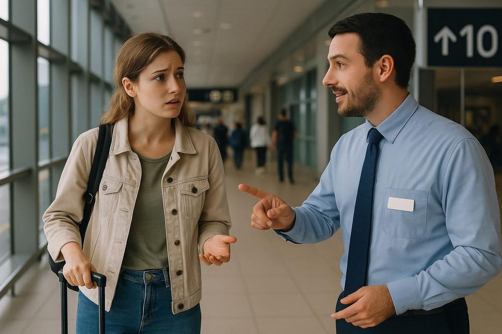Asking for Help at the Airport